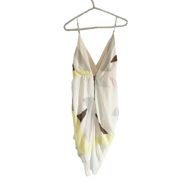 ALICE + OLIVIA Abstract Watercolor Print Mini Dress Size XS - Picture 3 of 9